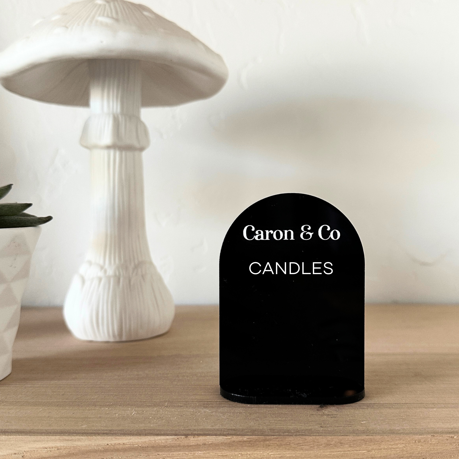 writable and erasable price display custom acrylic retail boutique small business 