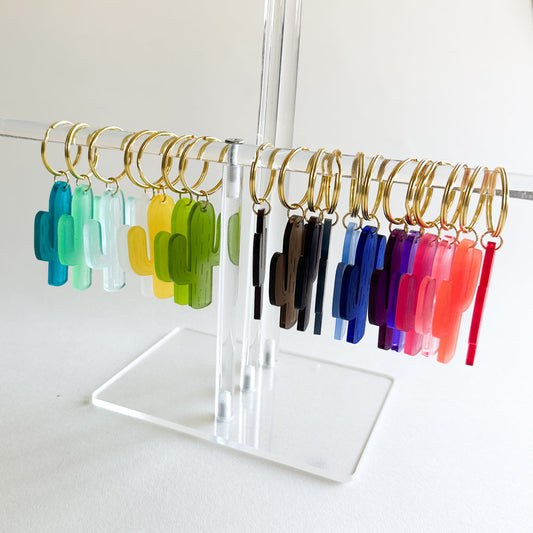 Acrylic Keychain Frosted Cactus