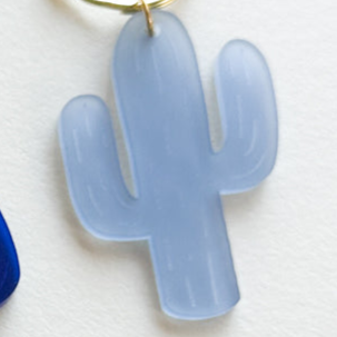 Acrylic Keychain Frosted Cactus