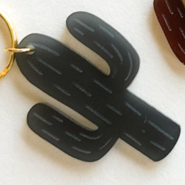 Acrylic Keychain Frosted Cactus