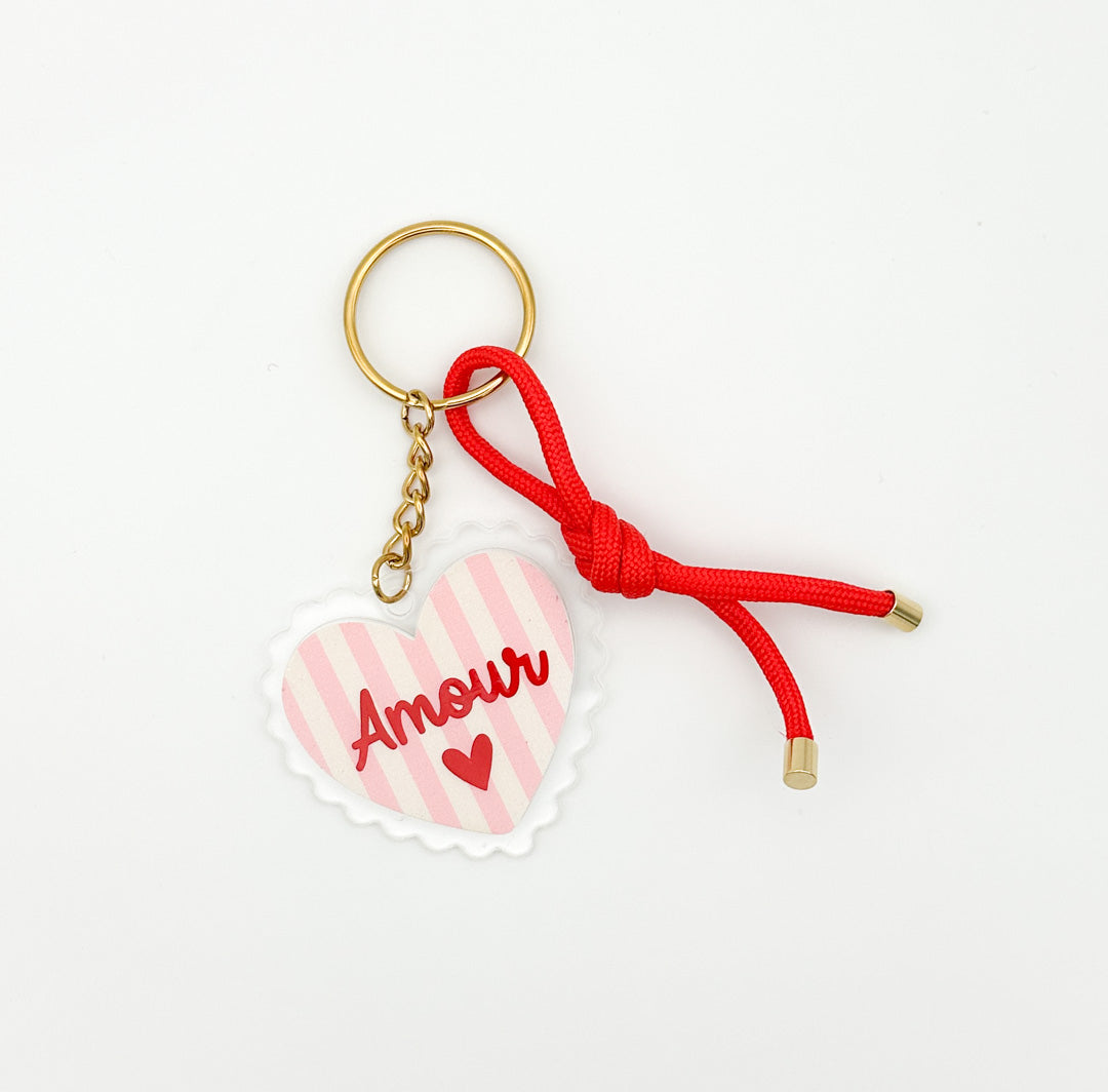 Amour Heart Keychain & Bag Charm – Special Edition | Miminoo Jewelry